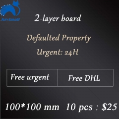 2-layer board 10cm*10cm 10pcs Free shipping